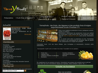 Aperçu visuel du site http://www.terreyfruits.com