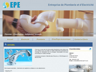 Aperçu visuel du site http://electricite-epe-91.com