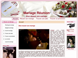Aperçu visuel du site http://www.salle-mariage-reunion.com