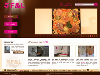 Aperçu visuel du site http://www.5fl.fr