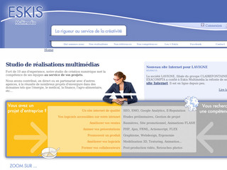 Aperçu visuel du site http://www.eskis.fr