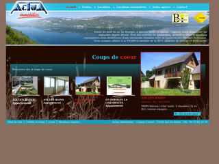 Aperçu visuel du site http://www.aixlesbains-actua.com/