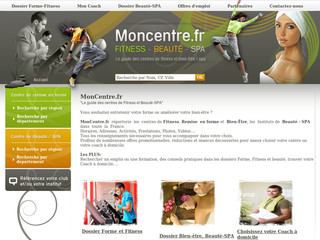 Aperçu visuel du site http://www.moncentre.fr