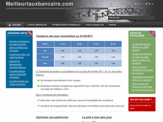 Meilleurtauxbancaire.com - Taux des crédits bancaires et gestion patrimoniale
