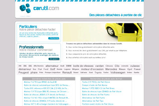 Aperçu visuel du site http://www.carutil.com