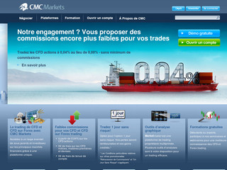 Aperçu visuel du site http://www.cmcmarkets.fr