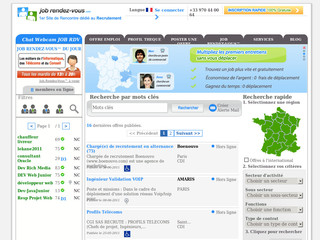 Aperçu visuel du site http://www.jobrendez-vous.com/