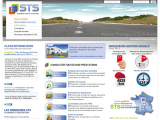 Aperçu visuel du site http://www.stsweb.fr