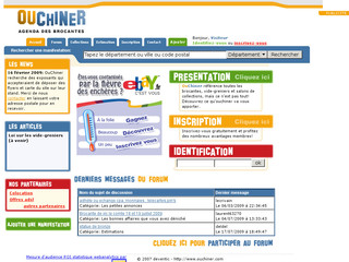Aperçu visuel du site http://www.ouchiner.com