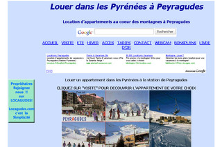 Aperçu visuel du site http://www.location-pyrenees-peyragudes.com