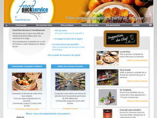 Aperçu visuel du site http://www.food-pack-service.com