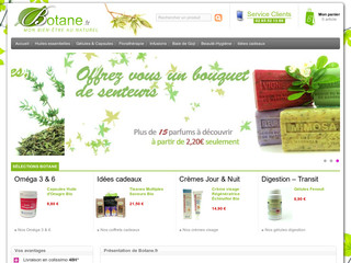 Compléments alimentaires et cosmétiques bio - Botane.fr Compléments alimentaires et cosmétiques bio - Botane.fr