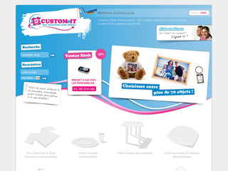 Aperçu visuel du site http://www.custom-it.fr