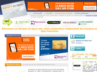 Aperçu visuel du site http://www.banque-en-ligne.com