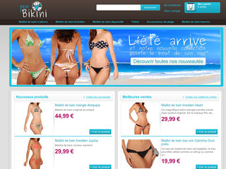 Aperçu visuel du site http://www.monbikini.fr