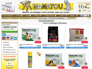 Aperçu visuel du site http://wamatou.com/
