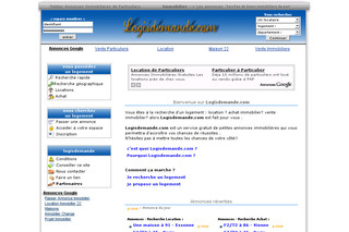 Logisdemande.com : Immobilier de Particuliers