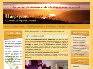 Aperçu visuel du site http://www.massage-formation.fr