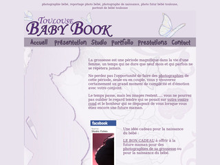 Aperçu visuel du site http://www.toulouse-baby-book.com