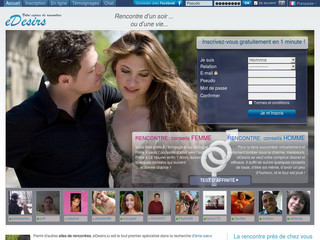 Aperçu visuel du site http://www.edesirs.lu/