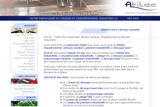 Aperçu visuel du site http://www.tolerie-fine-chaudronnerie.com