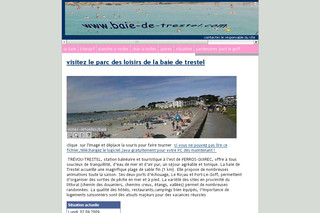 Aperçu visuel du site http://www.baie-de-trestel.com