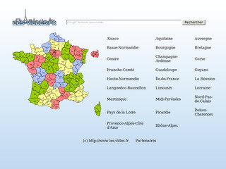 Aperçu visuel du site http://www.les-villes.fr