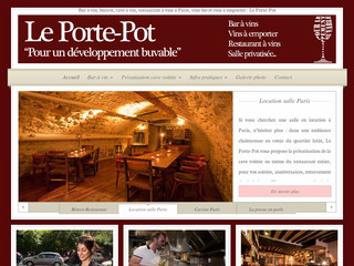 Aperçu visuel du site http://www.leportepot.com