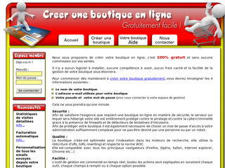 Aperçu visuel du site http://creer-une-boutique.fr