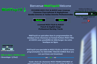 Aperçu visuel du site http://www.miditop10.com