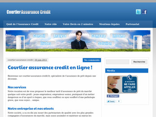 Aperçu visuel du site http://www.courtier-assurance-credit.fr