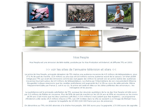 Aperçu visuel du site http://www.nice-people-x.com/