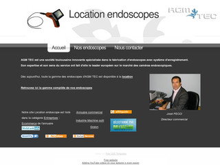 Aperçu visuel du site http://www.locationendoscope.sitew.fr