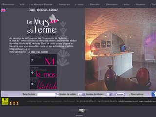 Aperçu visuel du site http://www.masduterme.com/