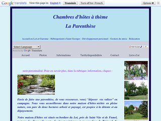 Chambres d'hôtes la Parenthese - Laparenthese. chezvotrehote.fr Chambres d'hôtes la Parenthese - Laparenthese. chezvotrehote.fr