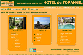 Aperçu visuel du site http://hotel.delorange.free.fr