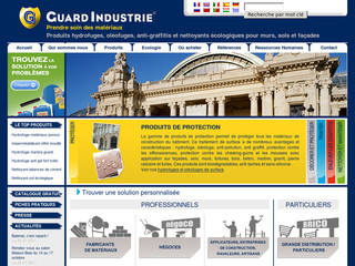 Aperçu visuel du site http://www.guardindustrie.com/