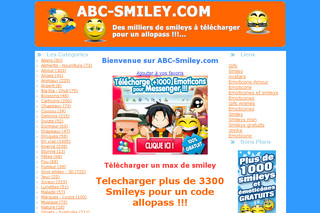 Aperçu visuel du site http://www.abc-smiley.com
