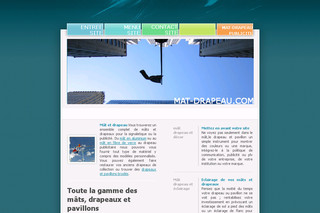 Aperçu visuel du site http://www.mat-drapeau.com