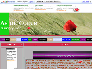 Aperçu visuel du site http://www.franciscojose.eu