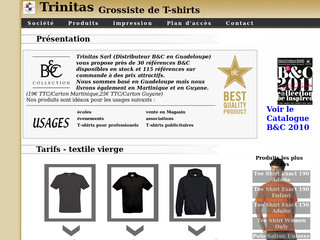 Aperçu visuel du site http://trinitas-gp.com