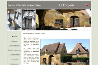 Aperçu visuel du site http://www.forgerie.com