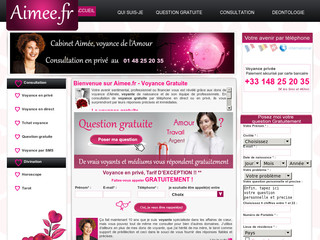 Aperçu visuel du site http://www.aimee.fr