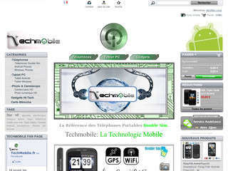 Aperçu visuel du site http://www.techmobile.fr
