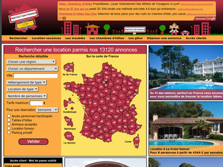 Aperçu visuel du site http://www.partout-en-france.com/