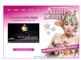 Aperçu visuel du site http://www.audreylamy.com