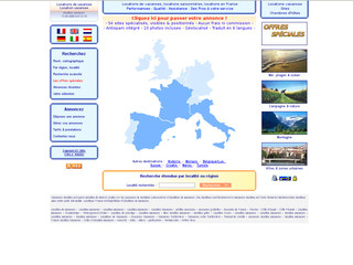Aperçu visuel du site http://www.vacances-location.net