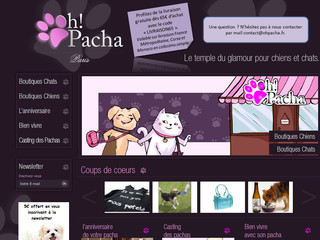 Aperçu visuel du site http://www.ohpacha.com