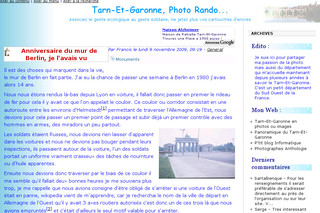 Aperçu visuel du site http://blog.passion-tarn-et-garonne.info