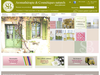 Aperçu visuel du site http://www.senteurs-de-provence.com